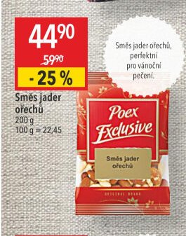 Směs jader ořechů