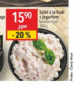 Salát á la krab s jogurtem Gurmán Klub