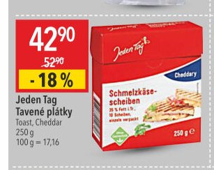 Jeden Tag Tavené plátky