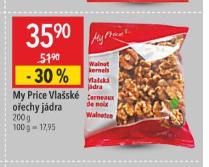 My Price Vlašské ořechy jádra