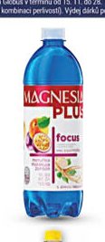 Magnesia Plus sycená ochucená minerální voda