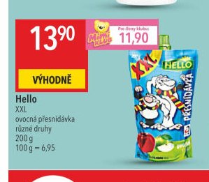 Hello XXL ovocná přesnídávka