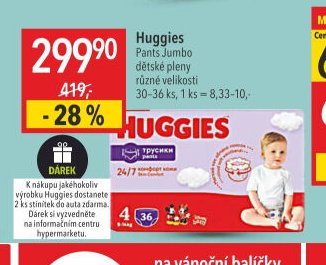 Huggies Pants Jumbo dětské pleny