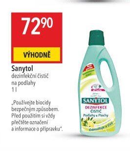 Sanytol dezinfekční čistič na podlahy