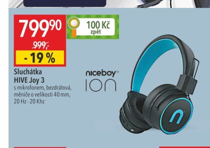 Sluchátka HIVE Joy 3