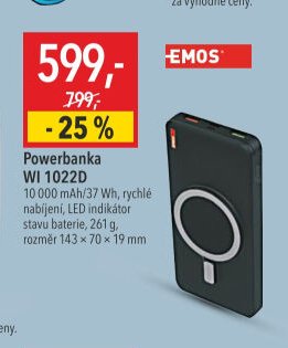 Powerbanka WI 1022D