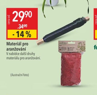 Materiál pro aranžování