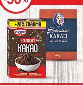 Holandské kakao Dr. Oetker