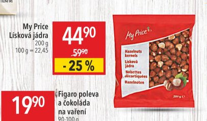 My Price Lísková jádra