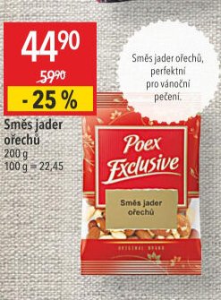 Směs jader ořechů
