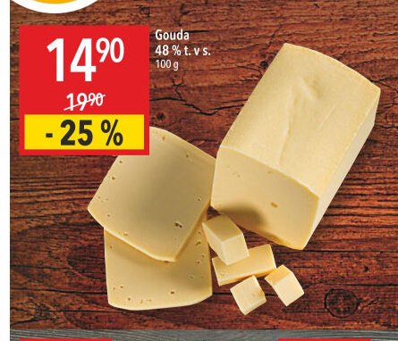 Gouda 48 % t. v s.
