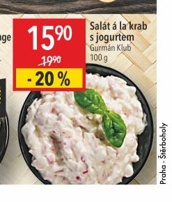 Salát á la krab s jogurtem Gurmán Klub