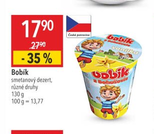 Bobík smetanový dezert