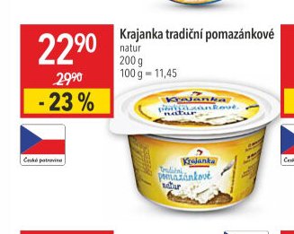 Krajanka tradiční pomazánkové