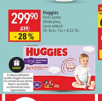 Huggies Pants Jumbo dětské pleny