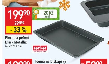 Plech na pečení Black Metallic