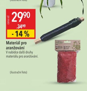 Materiál pro aranžování
