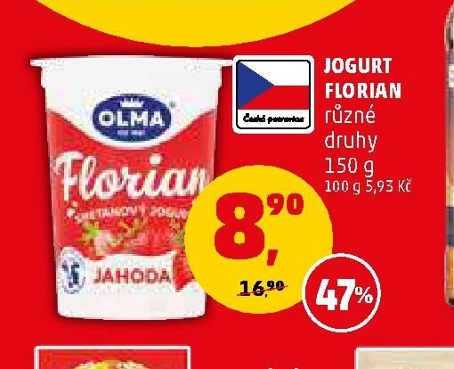 JOGURT FLORIAN různé druhy