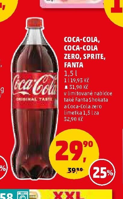 COCA-COLA, COCA-COLA ZERO, SPRITE, FANTA
