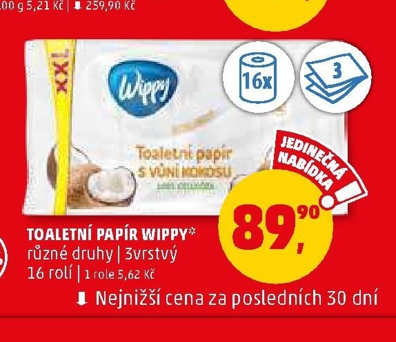 TOALETNÍ PAPÍR WIPPY