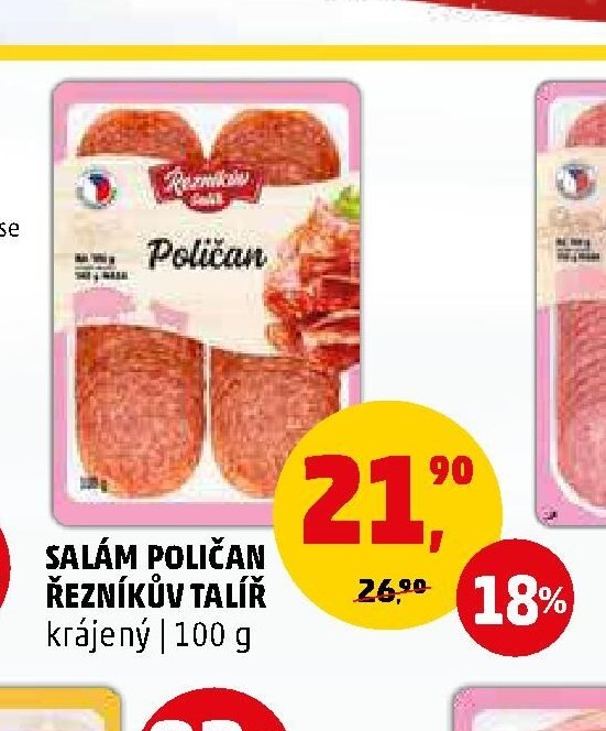 SALÁM POLIČAN ŘEZNÍKŮV TALÍŘ