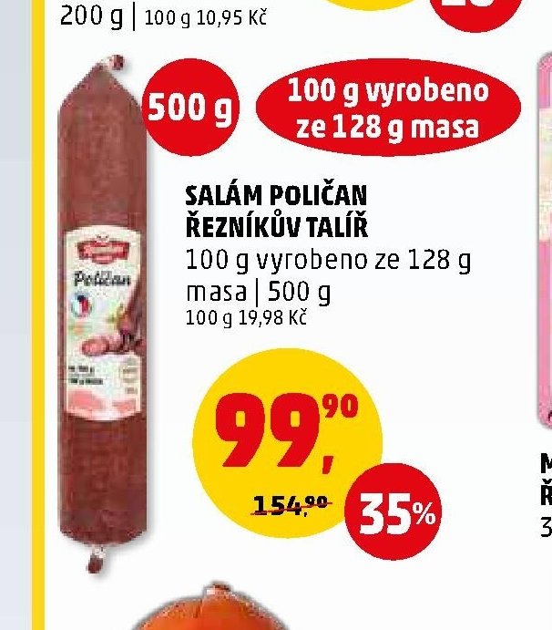 SALÁM POLIČAN ŘEZNÍKŮV TALÍŘ