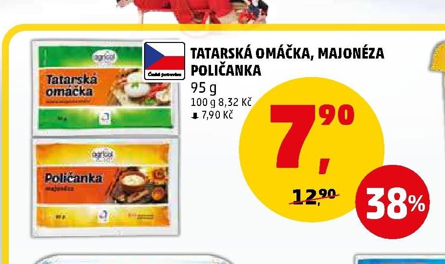 Tatarská omáčka, majonéza Poličanka