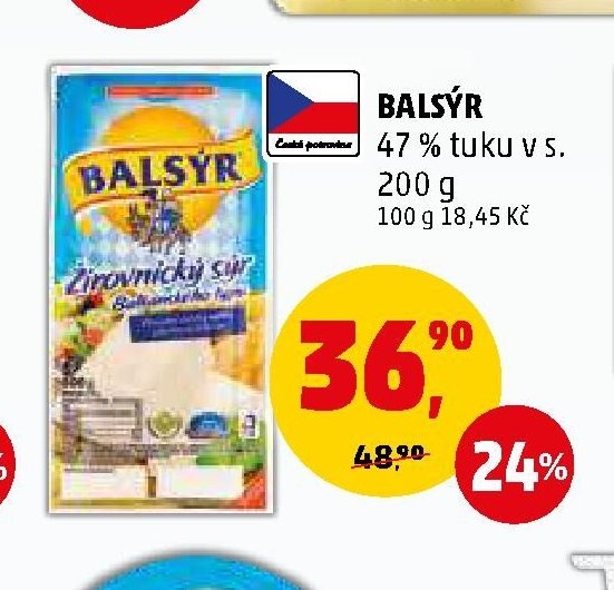 Balsýr 47 % tuku v s. 200 g