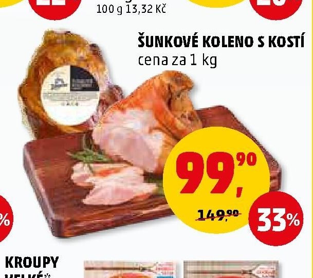 Šunkové koleno s kostí