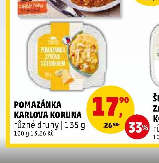 Pomazánka Karlova Koruna