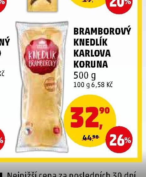 Bramborový knedlík Karlova Koruna