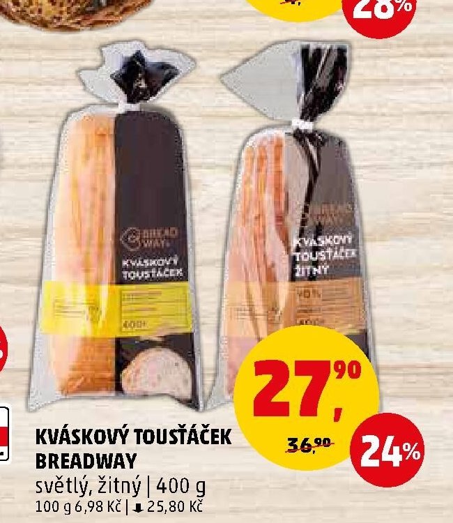 Kváskový toustáček Breadway