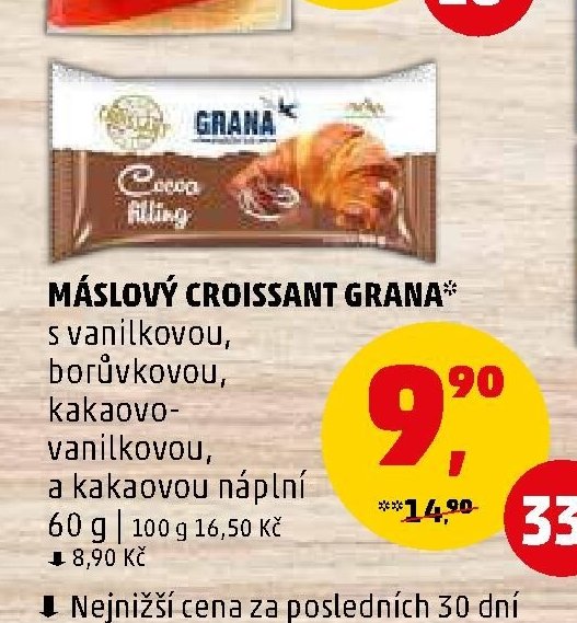 Máslový croissant Grana