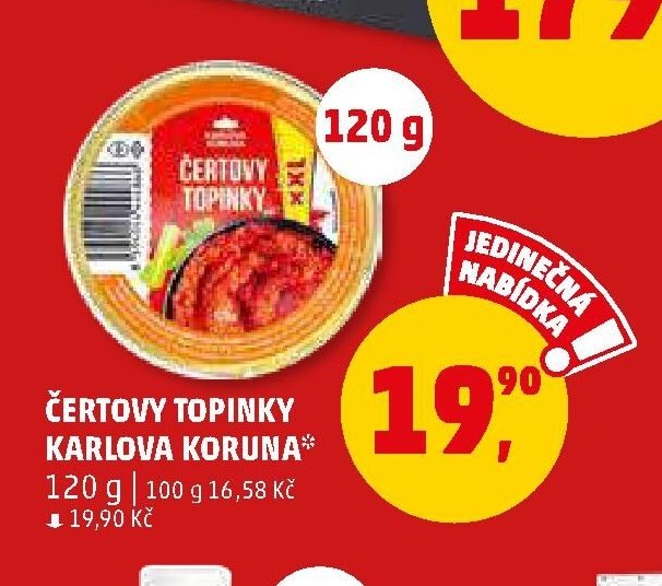 Čertovy topinky Karlova Koruna 120 g