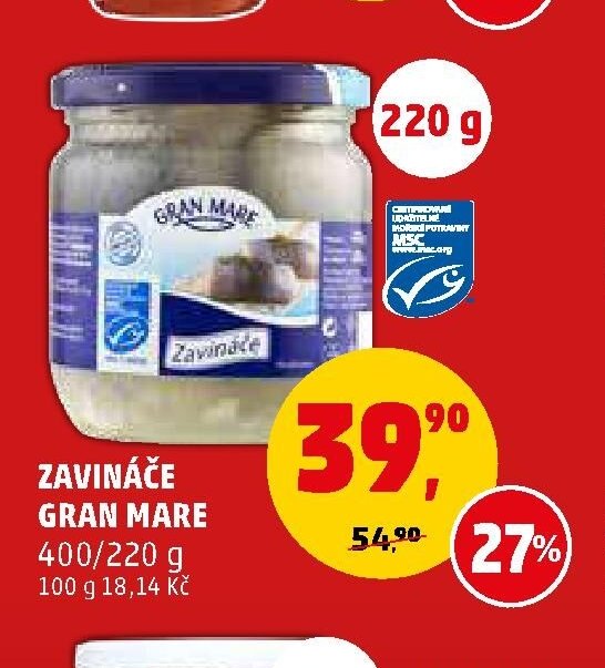 Zavináče Gran Mare 400/220 g
