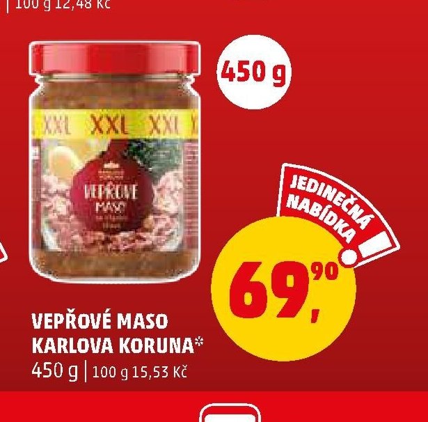 Vepřové maso Karlova Koruna 450 g