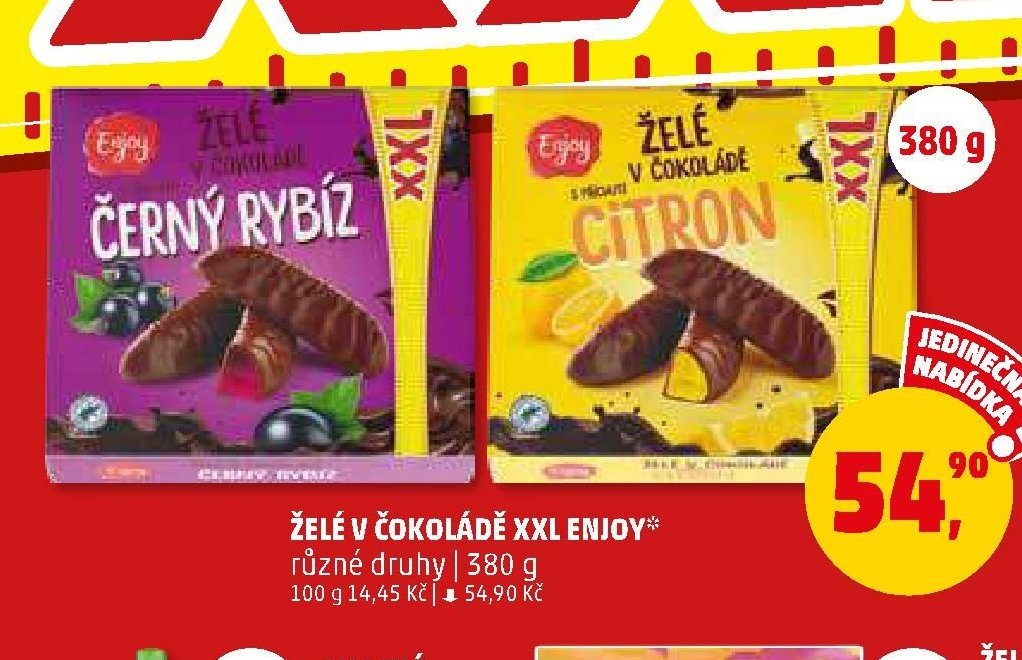 Želé v čokoládě XXL Enjoy