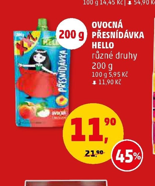 Ovocná přesnídávka Hello