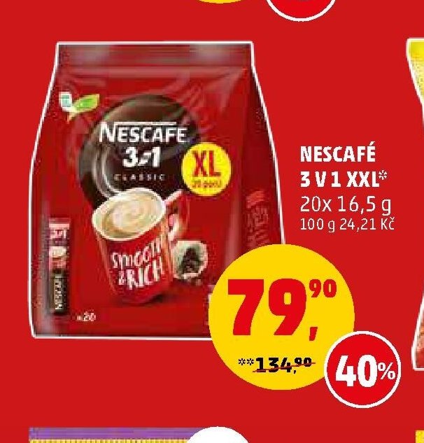 Nescafé 3 v 1 XXL