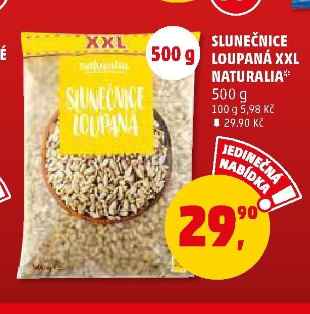 Slunečnice loupaná XXL Naturalia