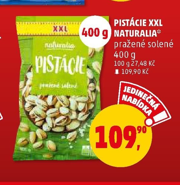 Pistácie XXL Naturalia