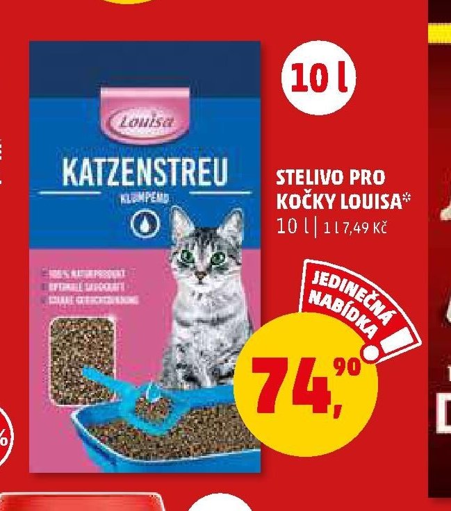 Stelivo pro kočky Louisa