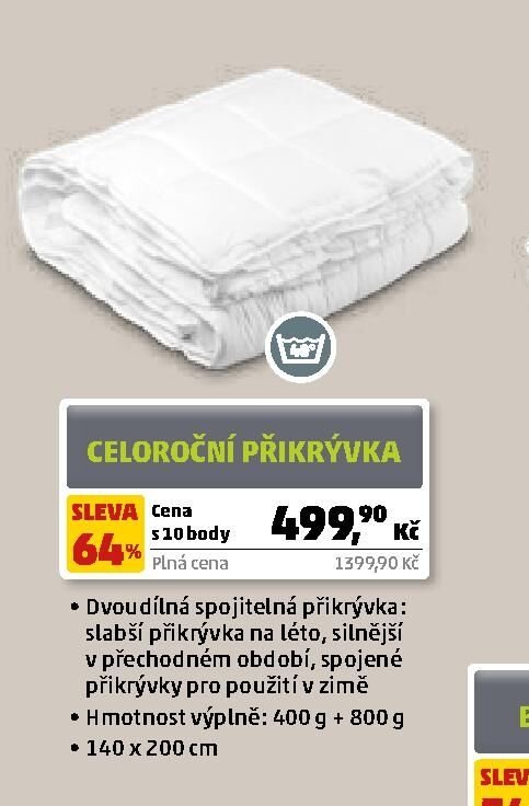 Celoroční přikrývka