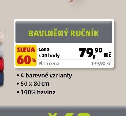 Bavlněný ručník