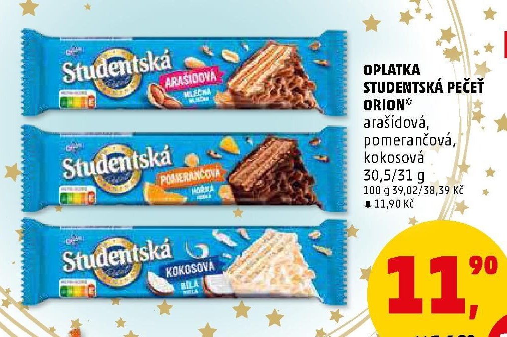 Oplatka Studentská pečeť Orion