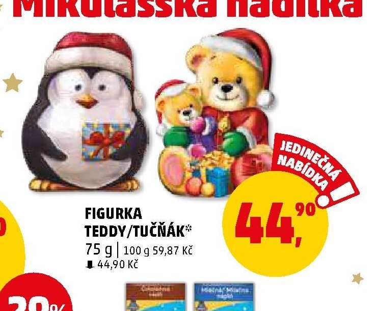 Figurka Teddy/Tučňák