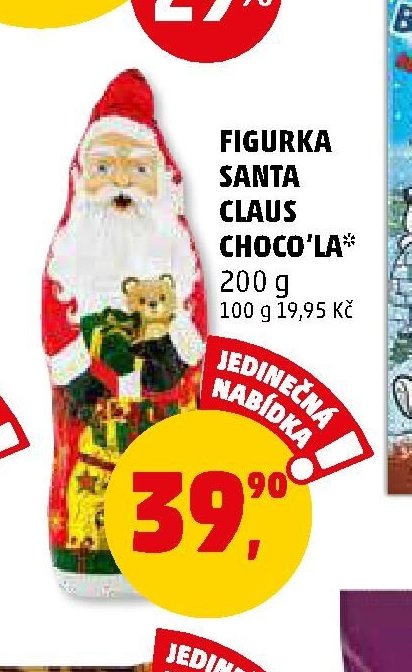 Figurka Santa Claus Choco'la