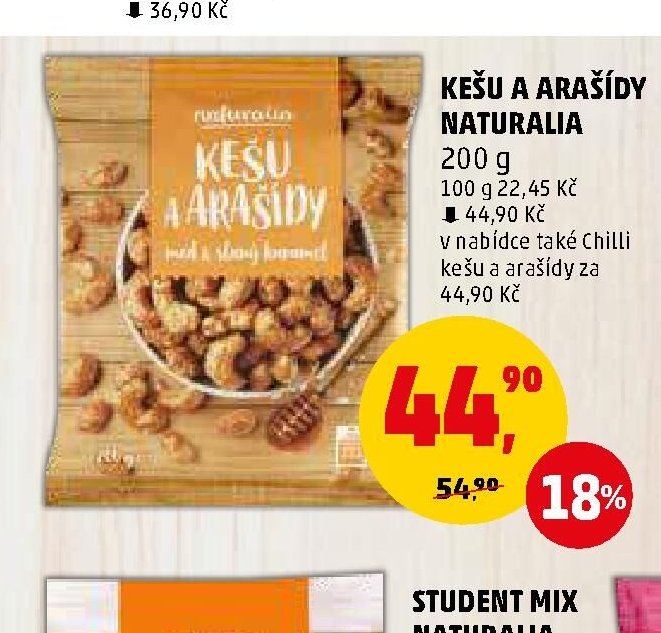 Kešu a arašídy Naturalia