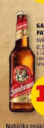 GAMBRINUS PATRON 12 světlý ležák