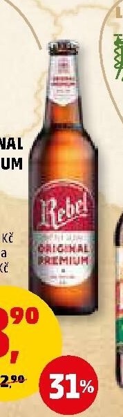REBEL ORIGINAL PREMIUM světlý ležák